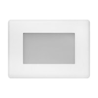 15803 Series 10 in. Glass Step Light Faceplate Cover