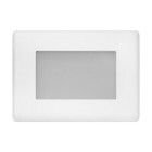 15803 Series 10 in. Glass Step Light Faceplate Cover