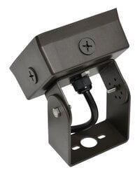 OBS74393 Slim Wallpack, junction box with trunnion mount, bronze finish