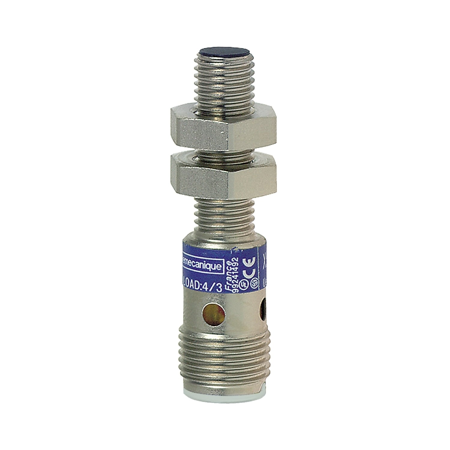 Inductive proximity sensors XS, inductive sensor XS5 M8, L45mm, stainless, Sn1.5 mm, 12...24 VDC, M12