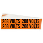Label STYLE B BK on OR 208 VOLTS 5/PK