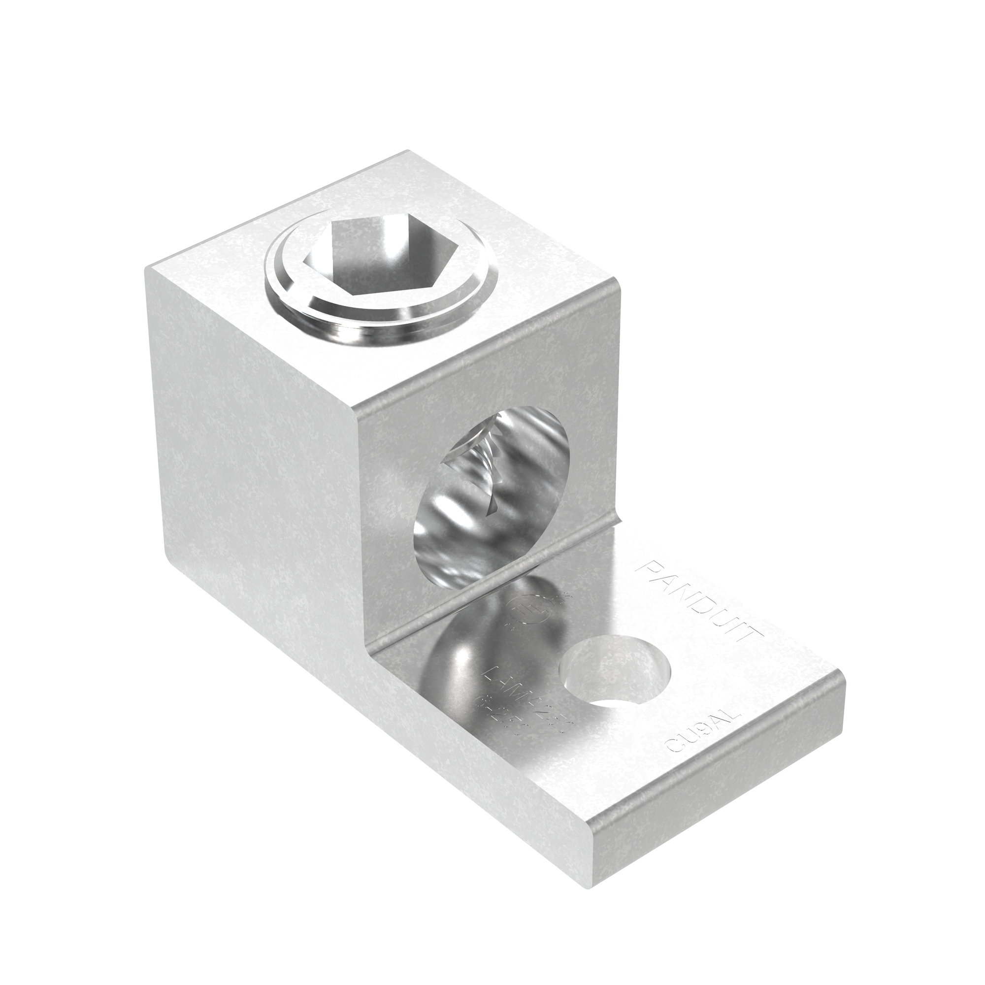 Aluminum Mechanical Lug, 1 Hole, 1 Barre