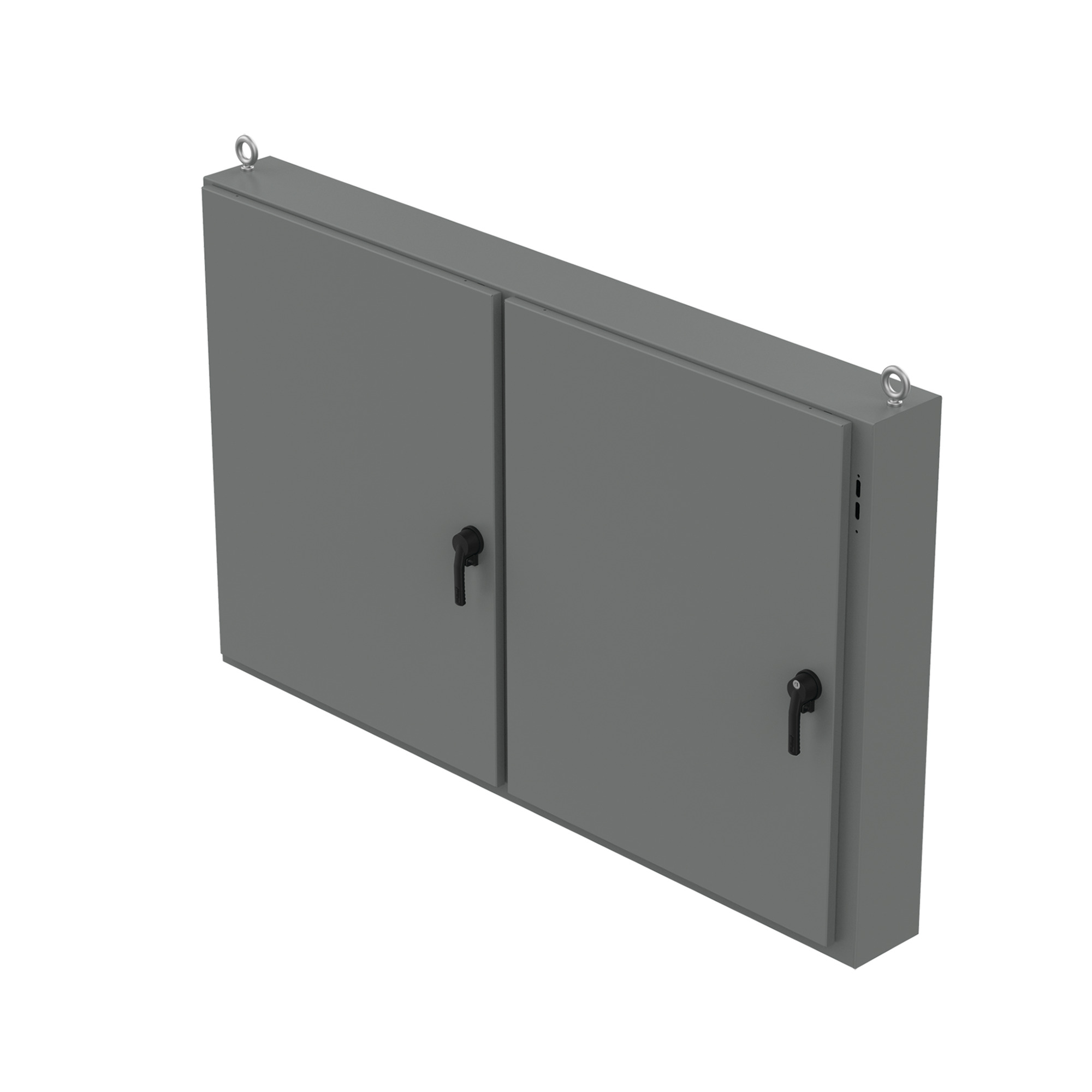 Low-Profile 2-Door Disconnect Type 12, 60.00x78.50x18.00, Gray, Steel