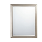 This classically designed, elegant Brushed Nickel finished Mirror will elevate and enhance any space in your home.