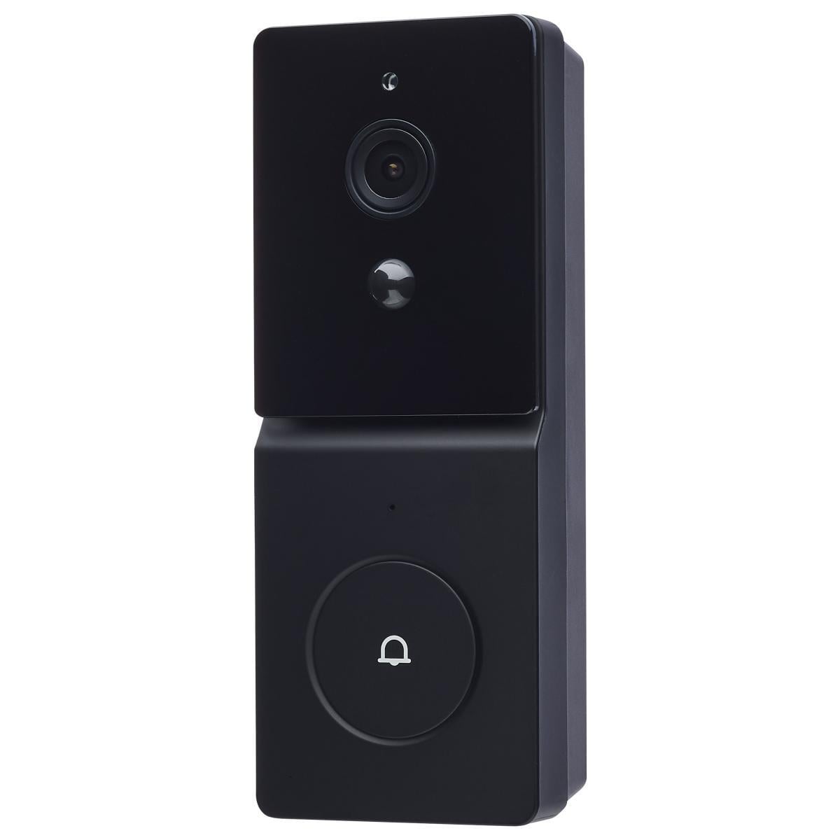 65-936 Starfish Smart Doorbell Security Camera, Black