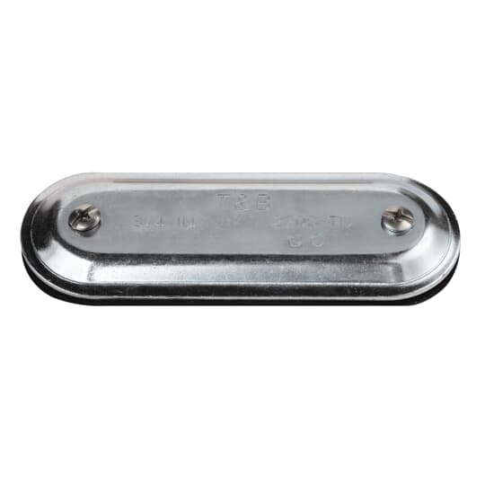 Form 7, 3/4 Inch Stamped Steel Conduit Body Cover and Neoprene Gasket