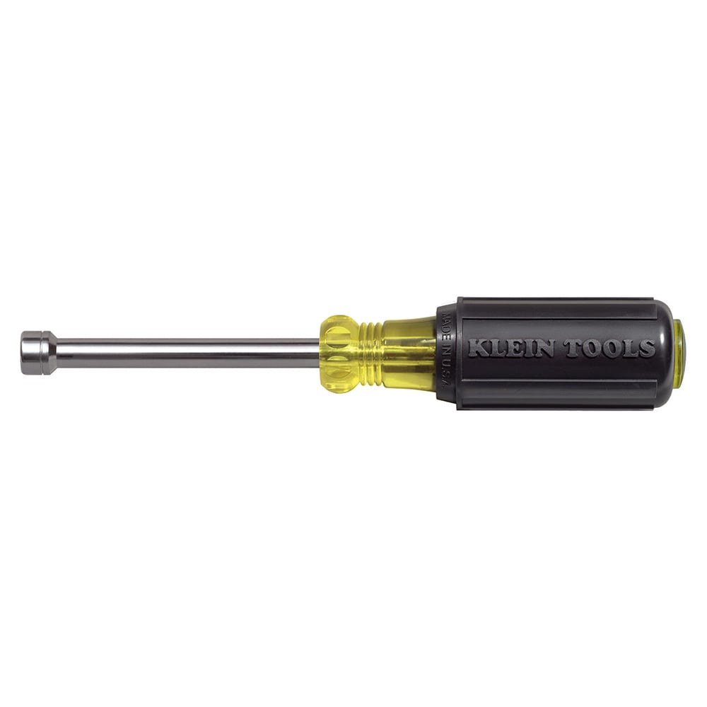 6 mm Nut Driver, 3-Inch Hollow Shaft, Cushion-Grip