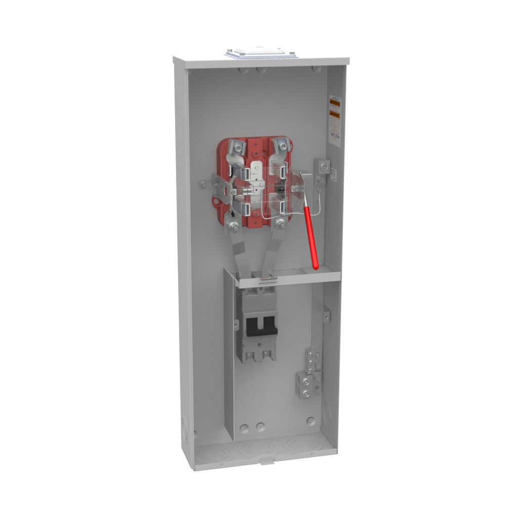 U3791N-RXL-200-5T9 5 Term, Ringless, Large Hub Opening, Adapt to Small Closing Plate, Lever Bypass, 1-200 Amp, Main Breaker, 5th Term 9 Oclock Position