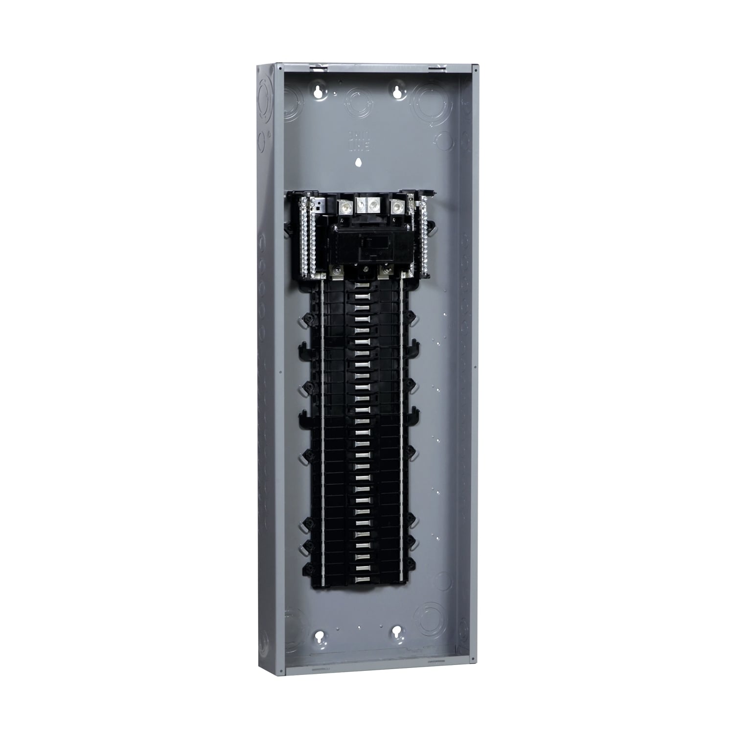 Loadcentre, QO, 1 phase, 32 spaces, 54 circuits, 100A main breaker, PoN, NEMA1, combo cover, CSA