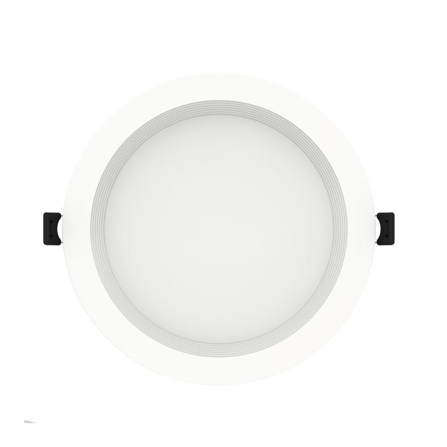 Recessed Downlights 1150 Lumens Wafer Edge-Lit 14W 6 Inches Round 90CRI Adjustable 2700/3500/4000/5000K 120V White Baffle