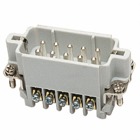 Male screw terminal insert. For use with A series, 32 contacts with ground.