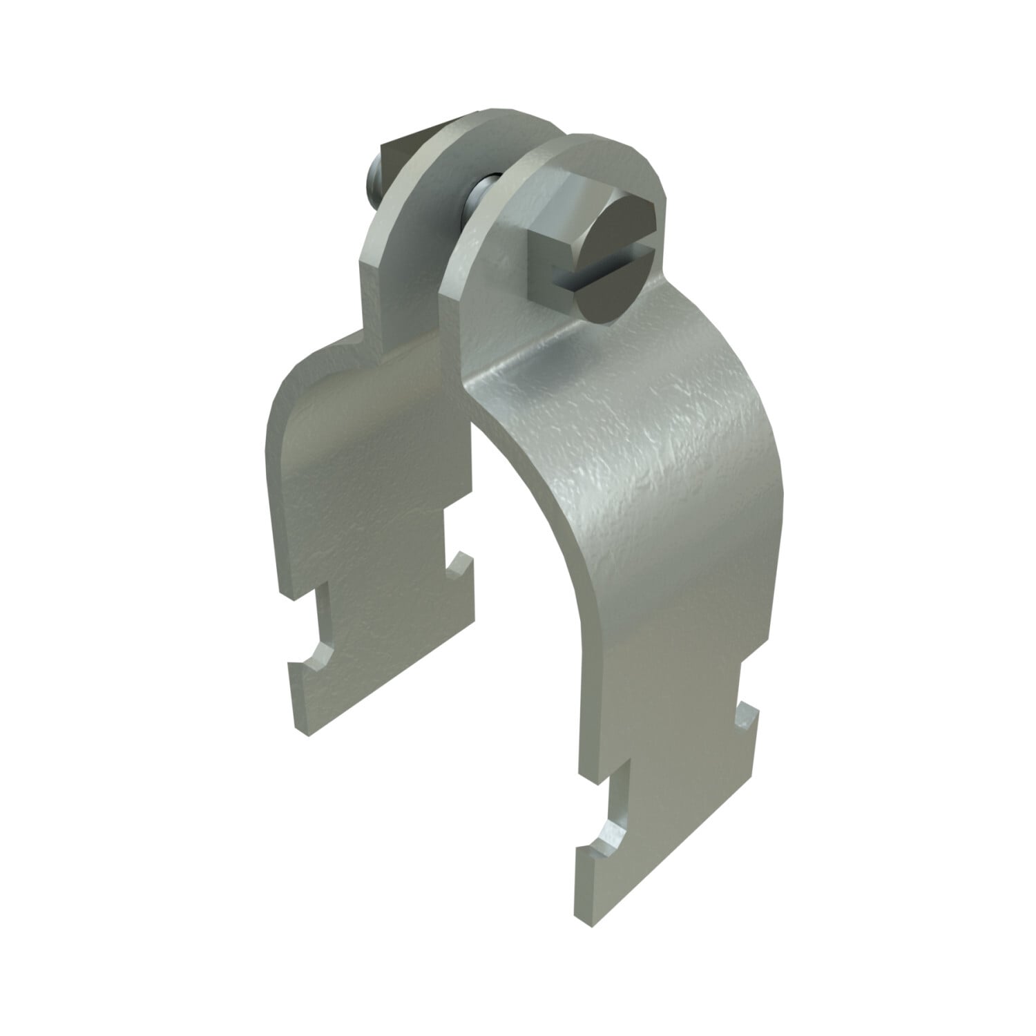 UNISTRUT EMT CLAMP, 1/2", 1-1/4"x 2.08"x 1.56", HG
