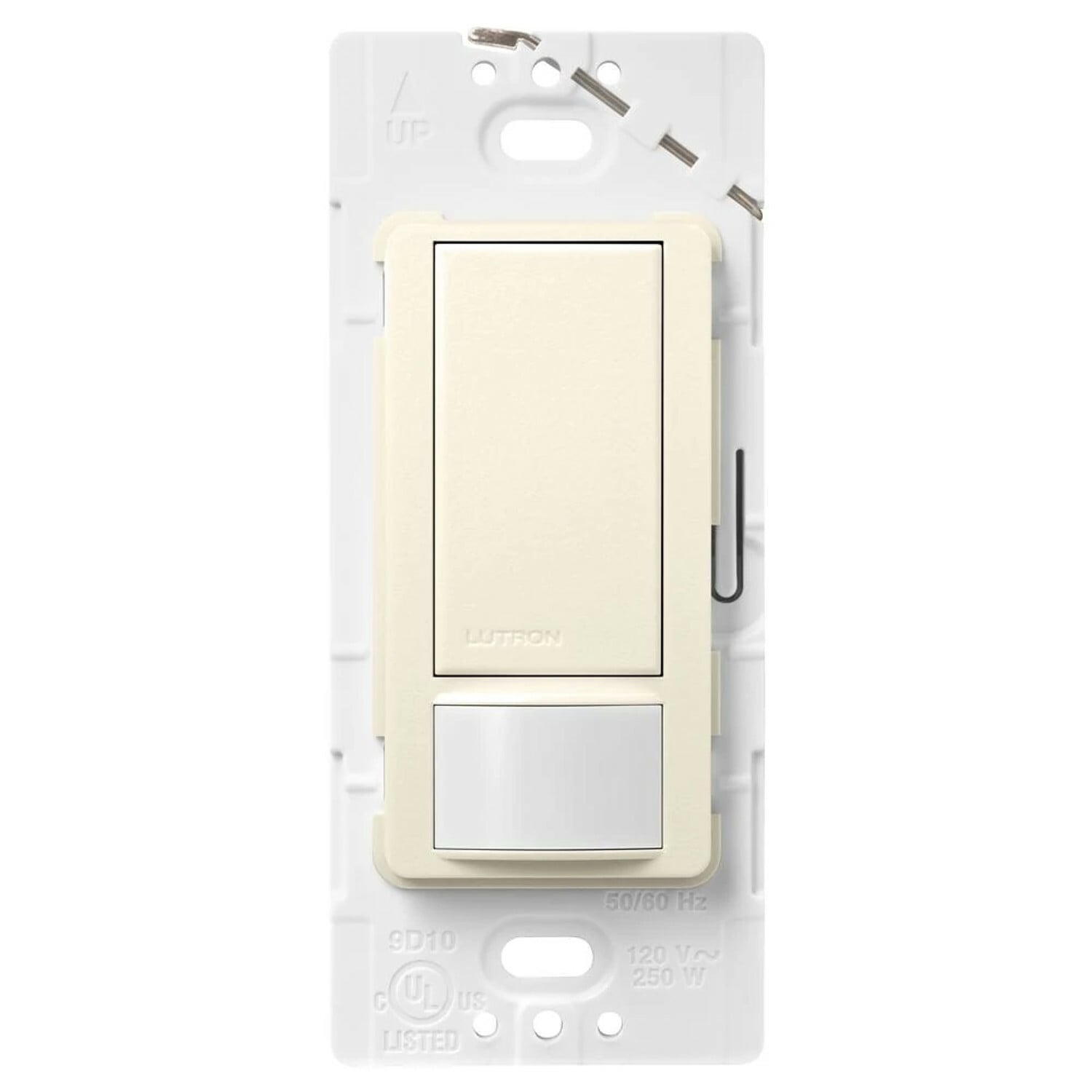 Lutron Maestro 5 Amp Single-Pole or Multi-Location Motion Sensor Switch, Biscuit