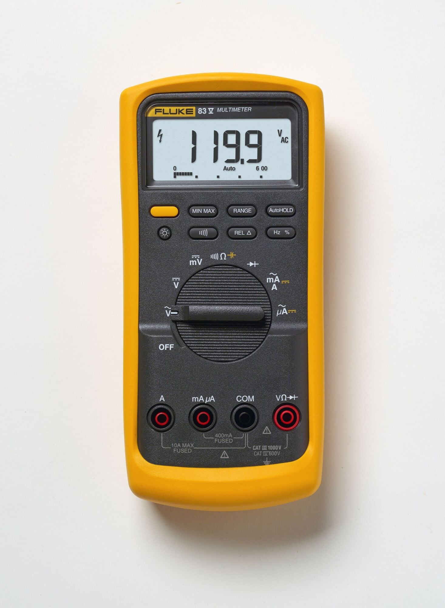 The new Fluke 83-5 has improved measurement functions, trouble-shooting features, resolution and accuracy to solve more problems on motor drives, in plant automation, power distribution and electro-mechanical equipment.