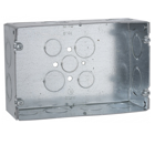 Gang Boxes, 2-1/2 In. Deep - Welded with Conduit KO's, 2-Gang