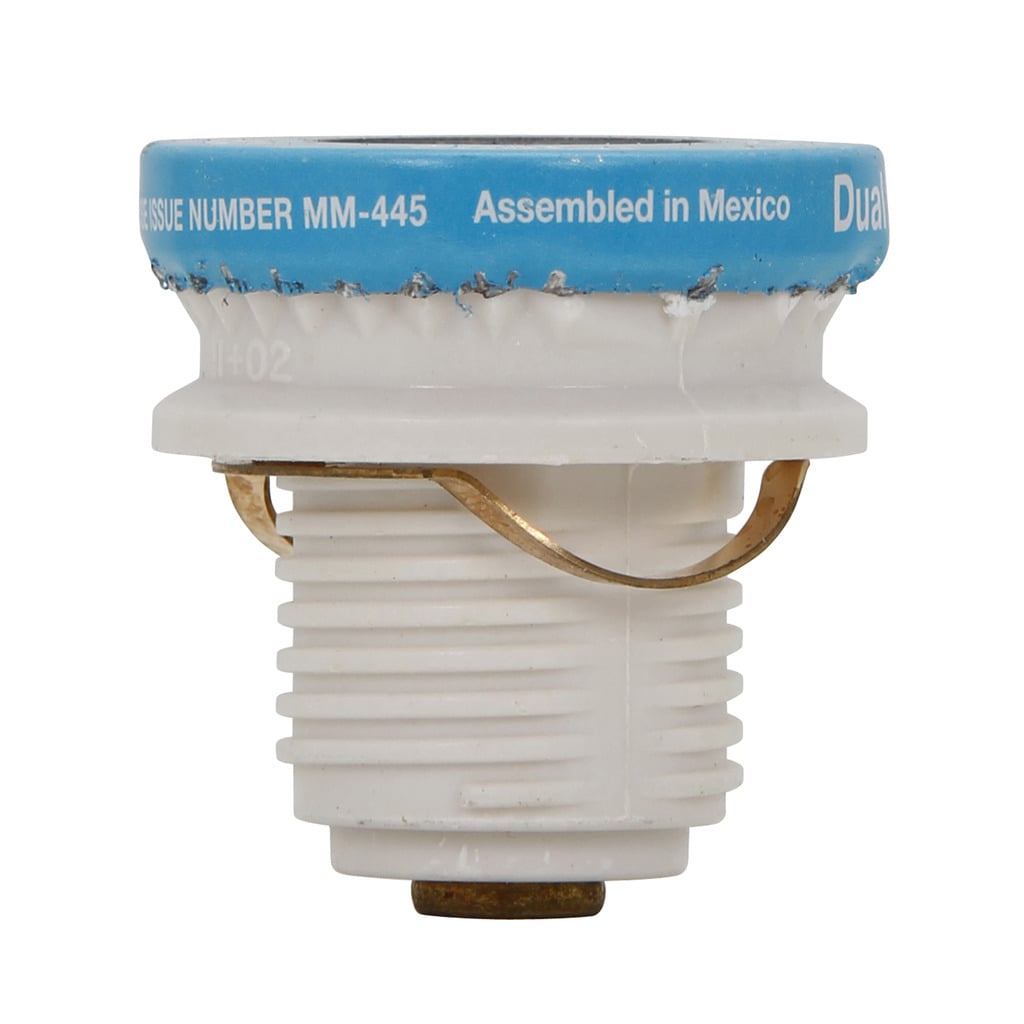 Eaton Bussmann series Type S plug fuse, plug fuse, time delay, heavy duty, packaging type blister pack, 1-1/4 A, 125 Vac, 10 kAIC (RMS Symmetrical) interrupt rating, 10 kA short circuit rating, threaded mount, duel element, plastic base