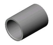 6 in PVC Coupling, Molded