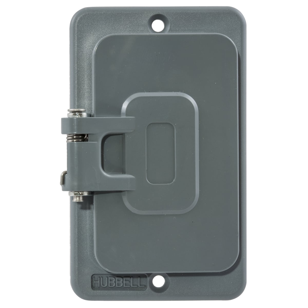 Straight Blade Devices, Portable Boxes,Standard, Plate Only, GFCI with Flip Lids, Yellow, Single Pack