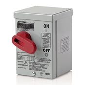 30-Amp, 600 Volt, Toggle In Type 3R Enclosure Double-Pole, Industrial Grade, Grounded to Enclosure, Gray