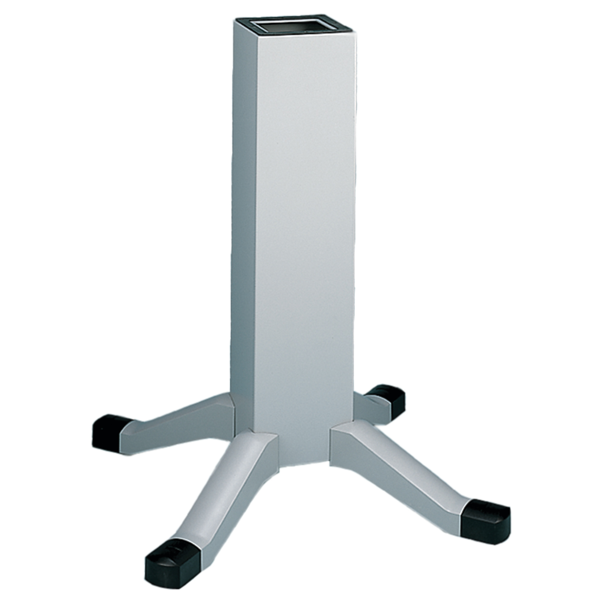 Pedestal with Legs, 26.00x4.00x4.00, Gray, Steel