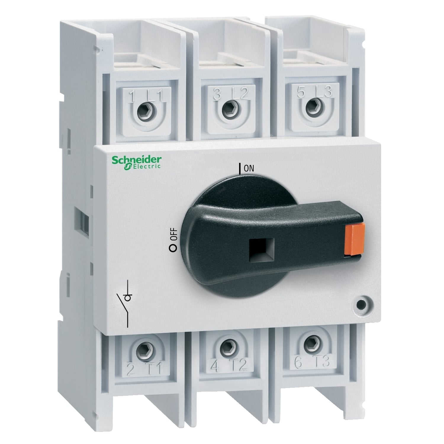 VLS3P125R2 TeSys VLS Disconnect Switch, 125 Amp, 690V, Din Rail Mount