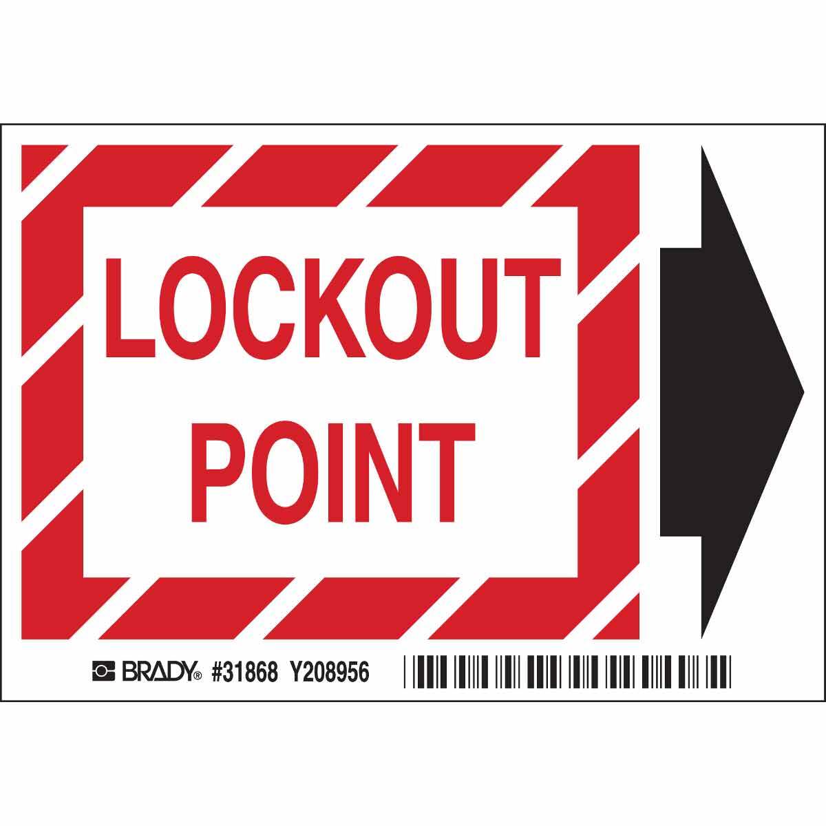 LOCKOUT POINT W/ ARROW