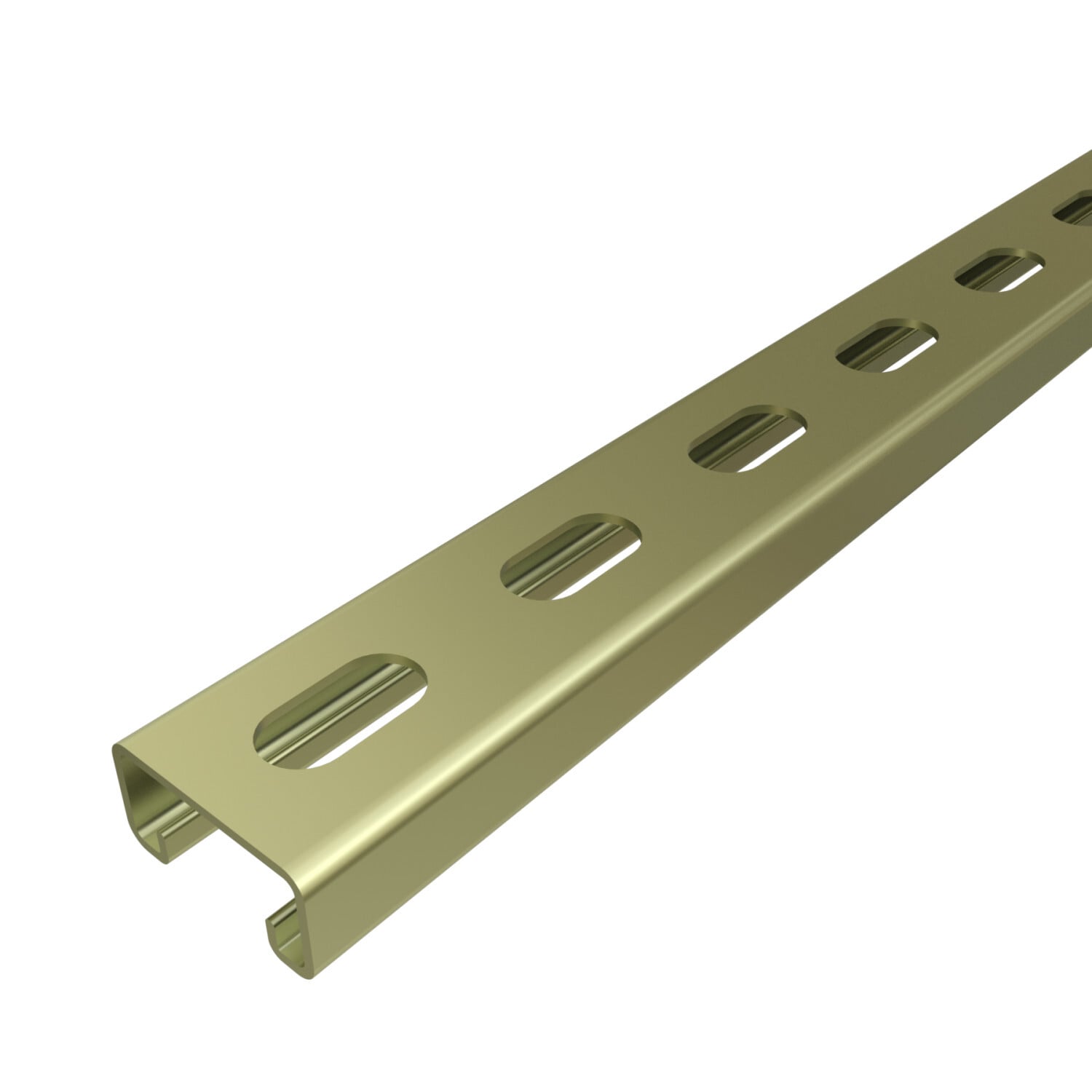 UNISTRUT CHANNEL, 14ga, 1-5/8"x 13/16", T-SLOTS, ZD