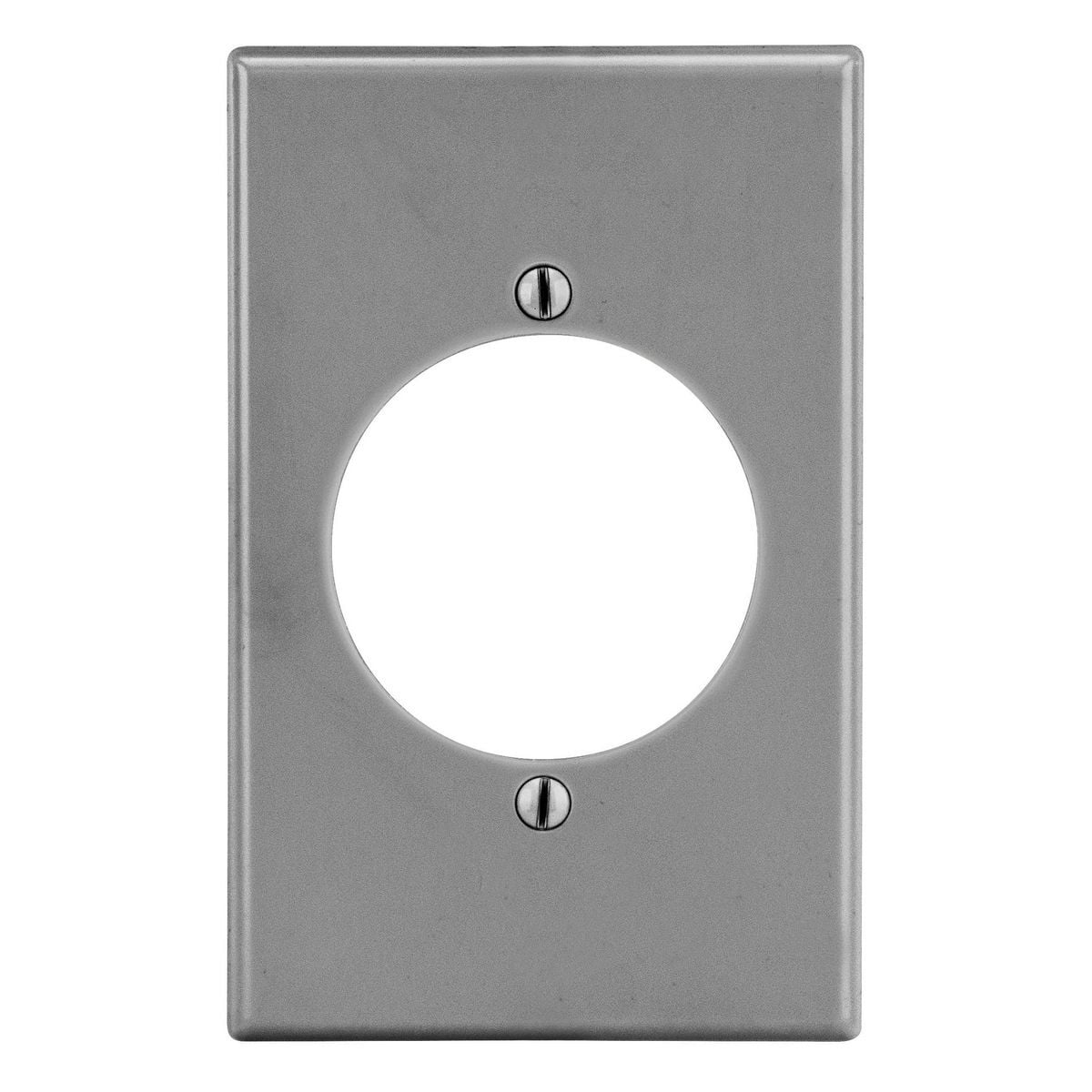 Wallplate, Mid-Size 1-Gang, 2.15" Opening, Gray