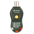 Use to troubleshoot 120 VAC grounded outlets and test GFCI receptacles.     Light sequence indicates correct/incorrect wiring.     Lifetime Limited Warranty.