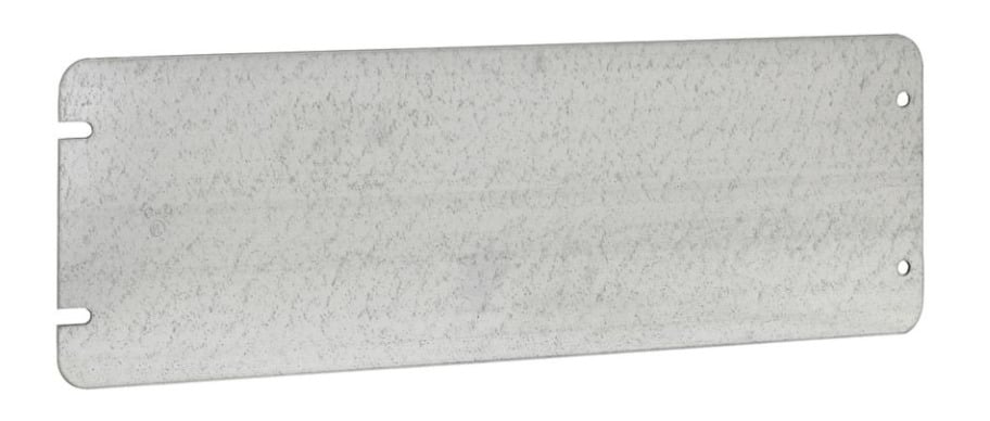 TP805 Flat Welded Box Cover, 12-7/16 in L, Blank Cover, Steel