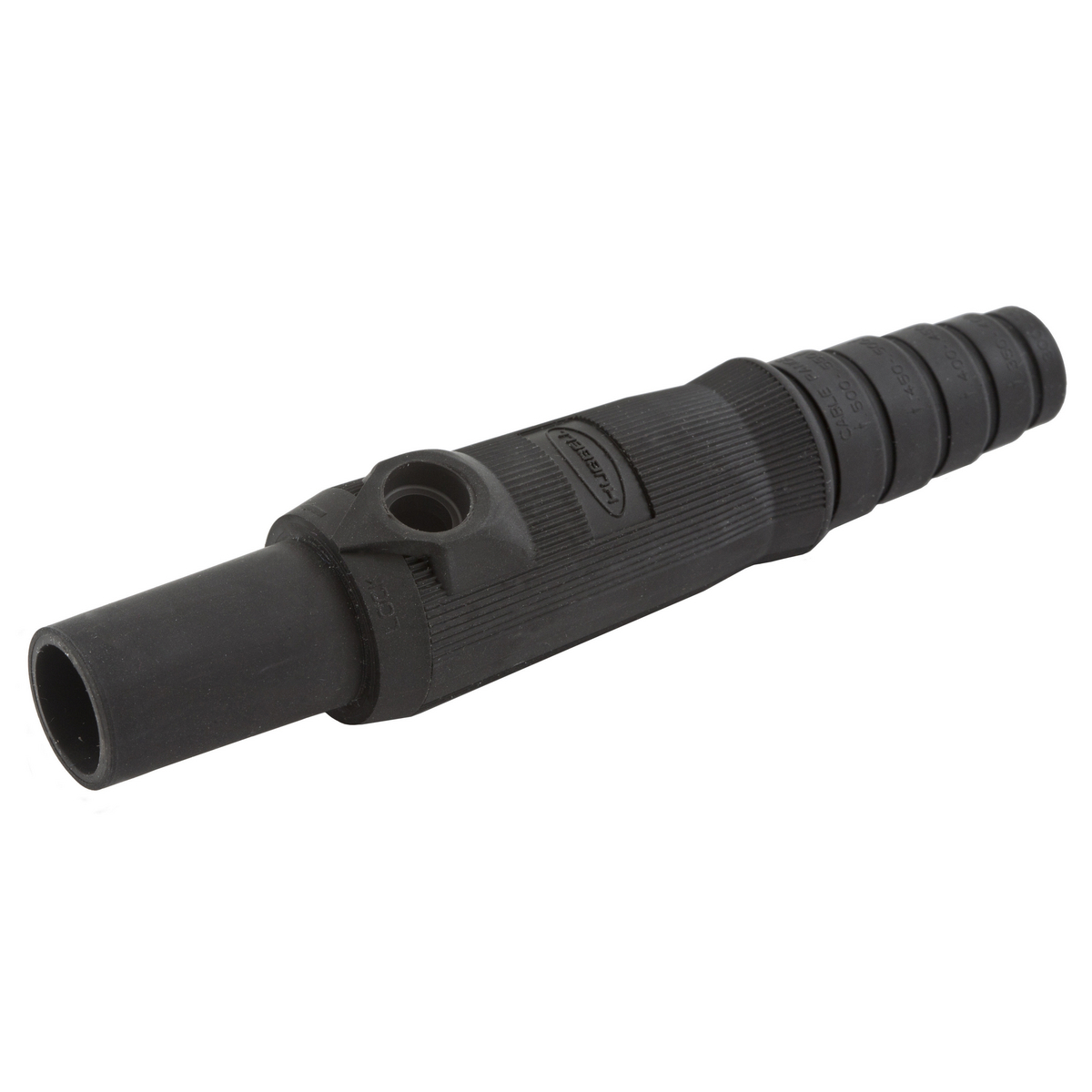 Single Pole Products, Replacement Female Plug Body, 150 Amp Series, Black