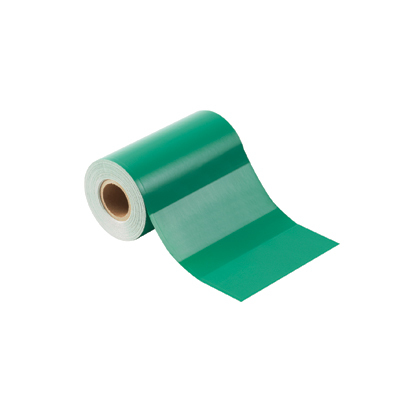 T400X000VS1Y Printable Labeling Tape, Vinyl, Green, TT, 4", RL1