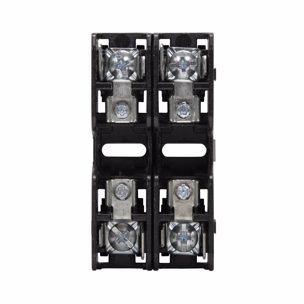 Eaton Bussmann series BMM fuse blocks, Fuse Blocks, 30 A, Two-pole, 200 kA, Pressure plate/quick connect, 200 kAIC, 600 V