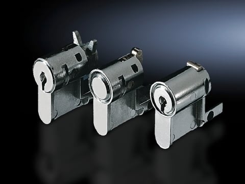 2467000 Lock Insert, 3524 E Lock number, For Use With Ergoform S Lock System, Die Cast Zinc, Silver