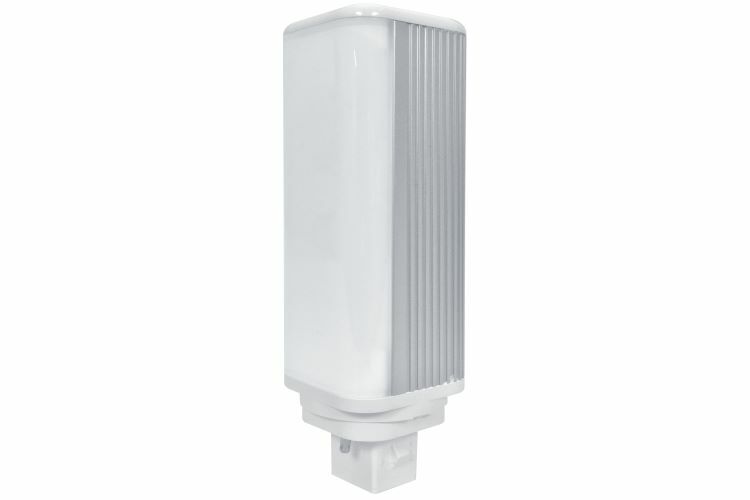 GE LED Lamps, 10.5 WTT, 1050 LM, 3000 K, Non-Dimmable, G24D Base, 6.5 IN Length, 50000 HR Average Life