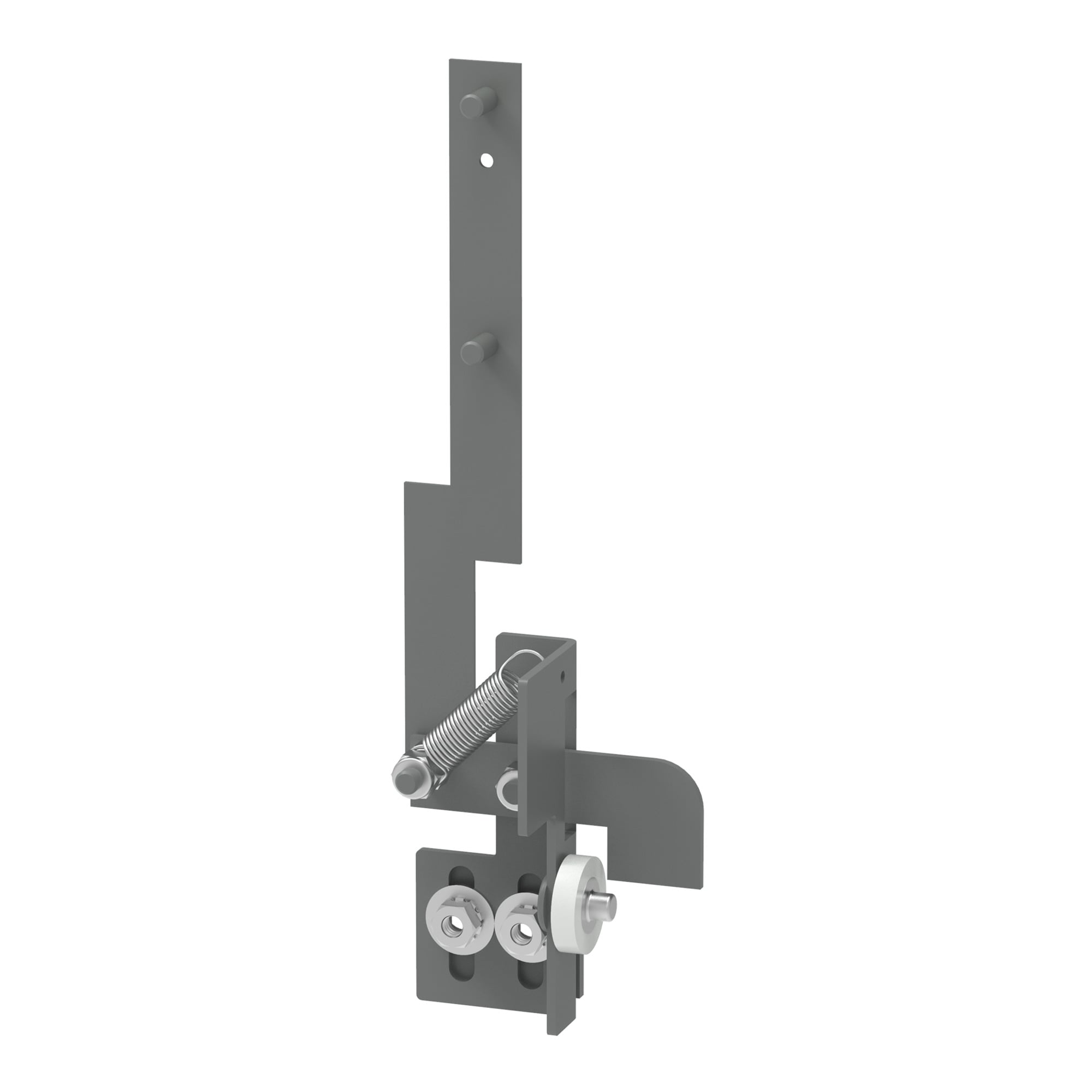Universal Free-Stand Operator Release Mechanism, 9.88x1.61, Gray, Steel