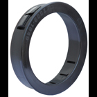 Knockout Bushing, 1/2 in. Size, Nylon material, Snap In mounting, +105 DEG C temperature rating