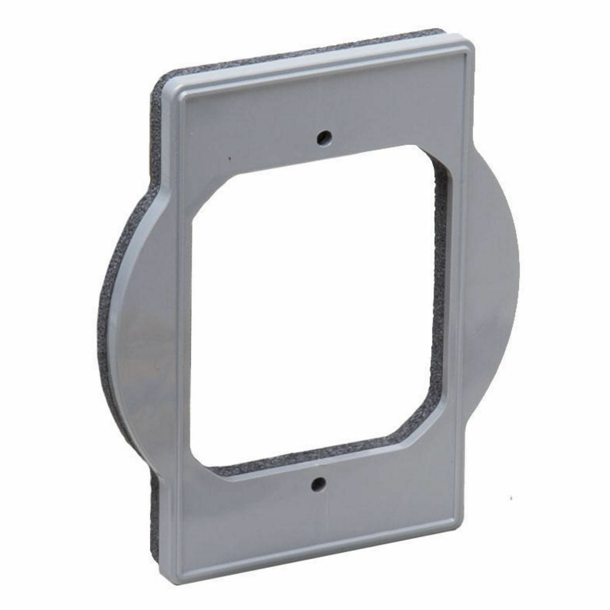 Round Box Adapter, Adapts One Gang Cover to Round Receptacle Box