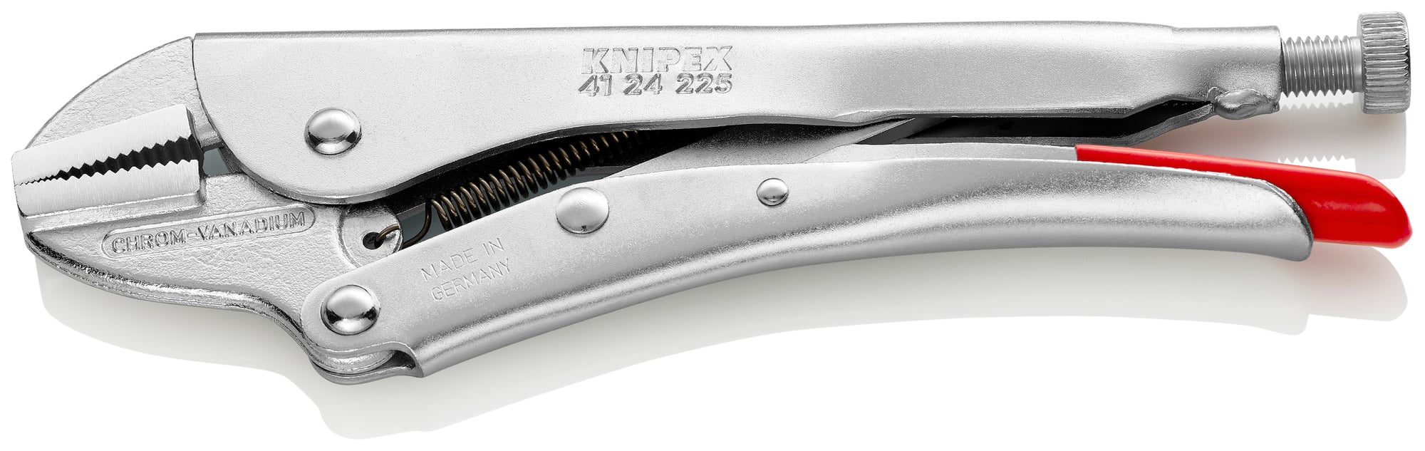 Grip Pliers-Straight Jaws, 9 in., Bare Handles