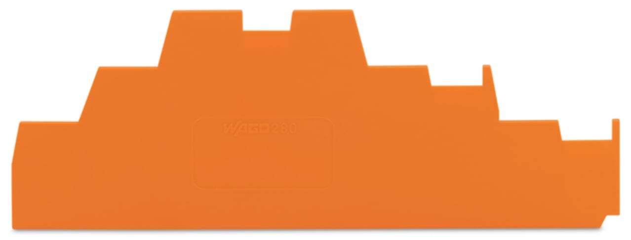 Intermediate plate; 1.1 mm thick; orange
