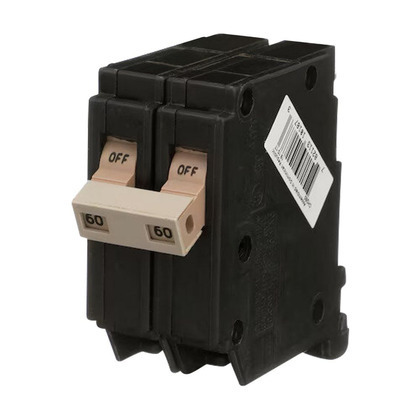 CHF260 2P Plug-On Circuit Breaker, 60A, 120/240VAC, 10KA