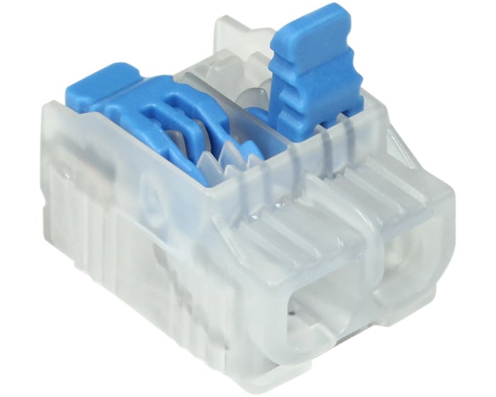 In-Sure Lever Wire Connector, L22 2-Port, 500/Jar
