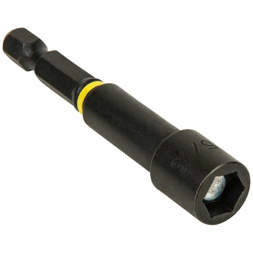 Pro Impact Power Bits, 5/16-Inch Nut Driver 3-Pack, Longer pro impact power bits are designed to reach easily into boxes and panels