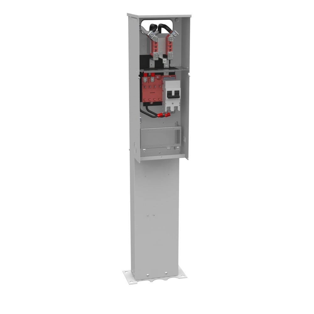 4 TERM RNGTP PLAIN TOP 1-100 AMP MN BRKR SGL PED PAD MNT
