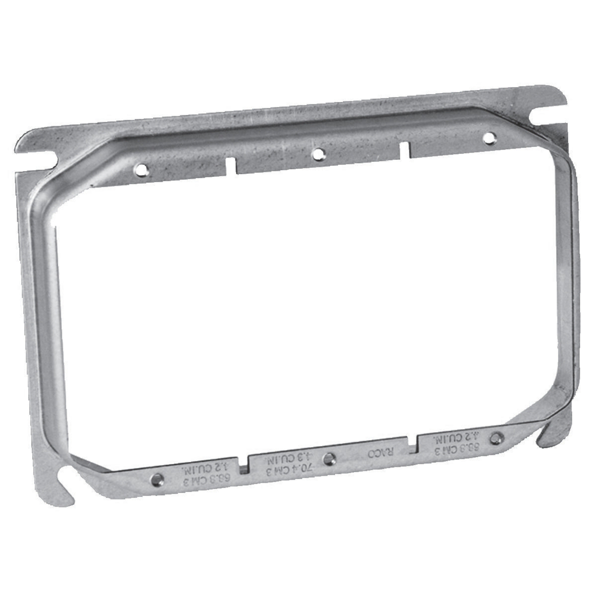 Wall Boxes, Data Box, Mud Ring, 3-Gang, 5/8" Depth