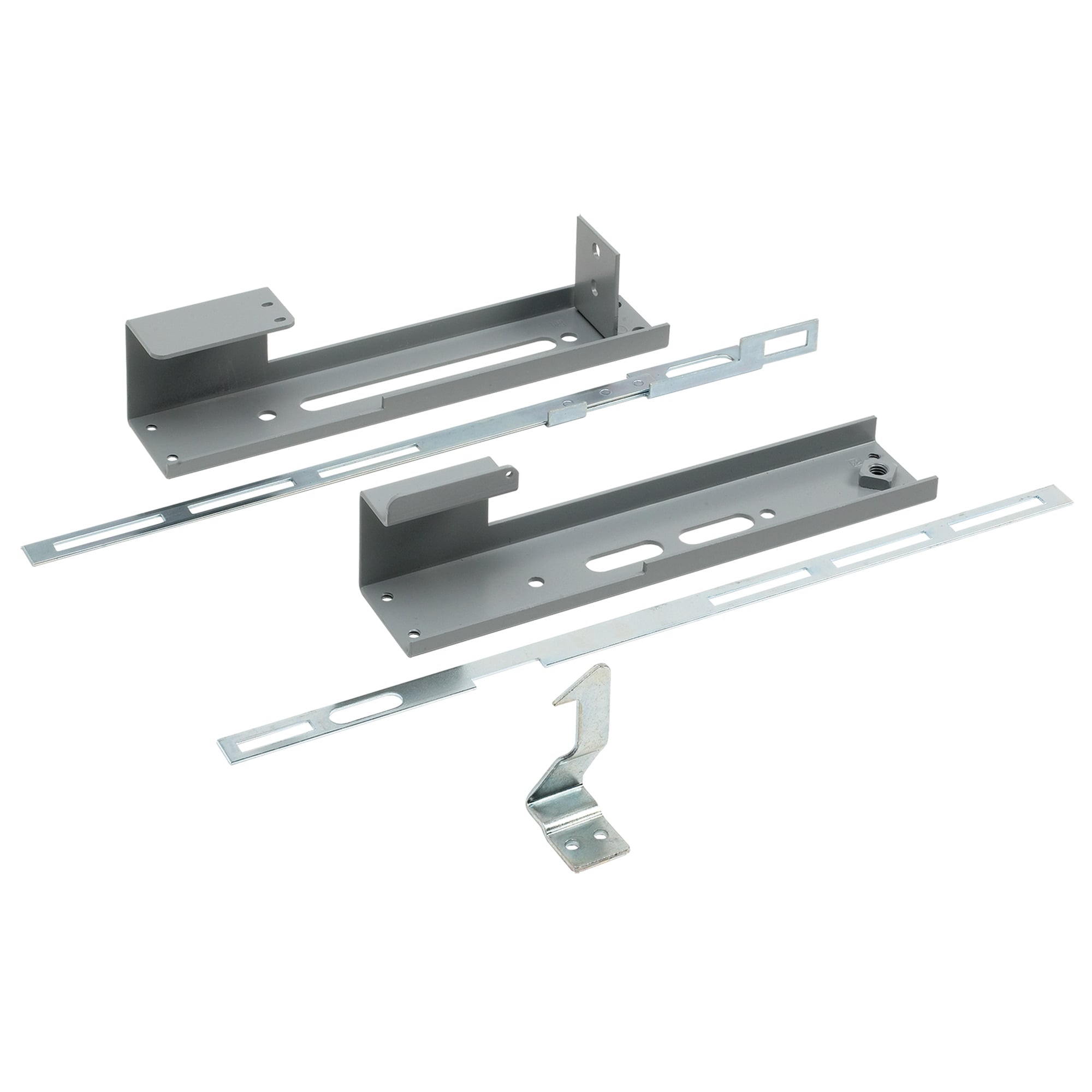 Operator Adapter Universal Cutout, Square D VD, Gray, Steel