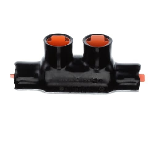 AMT Aluminum Splice, PVC Insulation, Ultraviolet Resistant, Wire Range 350 kcmil - 6 Str, Length 4.56 Inches, Width 1.37 Inches, Height 2.12 Inches, Hex Size 5/16 Inch