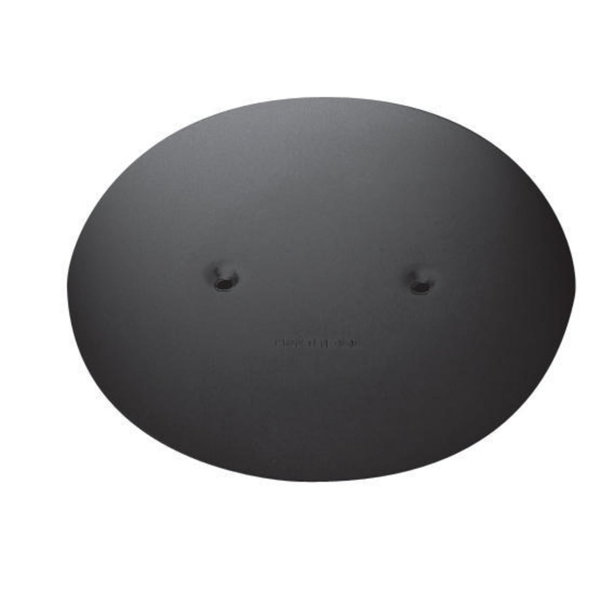 In-Floor Delivery Systems, SystemOne, Round Flush Floorboxes, Accessory, Abandonment Plate, Black