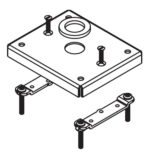 FLUSH CARPET PLATE-3/4IN CON
