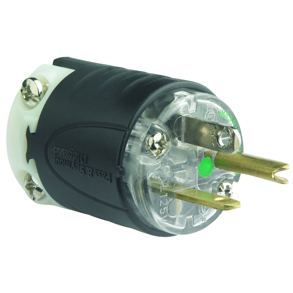 Straight Blade Plug 2pole 3wire 20amp 125volt Hospital Grade